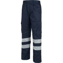 Pantalone Multitasche Bande Rifrangenti - Workteam